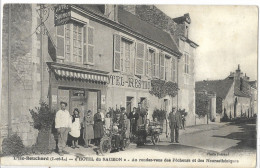 37   L' ILE - BOUCHARD    HOTEL  DU  SAUMON  AU  RENDEZ - VOUS  DES  PECHEURS ET  DES  NEURASTHENIQUES - L'Île-Bouchard