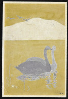 Giappone/Japan/Japon: Intero, Stationery, Entier, Cigno, Swan, Cygne - Cygnes