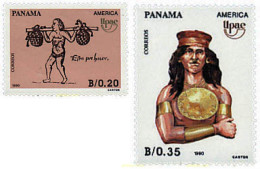 31086 MNH PANAMA 1990 AMERICA-UPAEP 1990 - EL MEDIO NATURAL QUE VIERON LOS DESCUBRIDORES - Panama