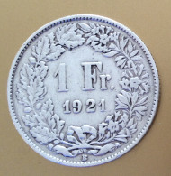 1921 Svizzera 1 Franco / Argento - Otros – Europa