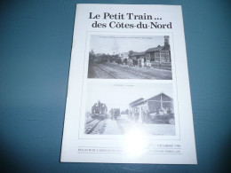 TRAIN BRETAGNE CHEMINS DE FER DES COTES DU NORD D'ARMOR BULLETIN DE L'ASSOCIATION DECEMBRE 1988 N° 5 - Railway & Tramway