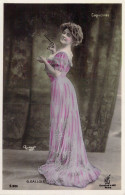 Femme - G GALLOIS - Capucines - Carte Postale Ancienne - Frauen