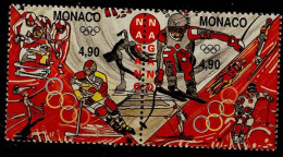 MONACO 1998 WINTER OLYMPICS GAMES NAGANO MI No 2390-1 MNH VF!! - Inverno1998: Nagano