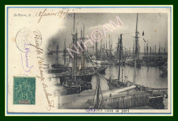 Saint Pierre Et Miquelon N° 62 Seul Sur CPA Goélettes Dans Le Port Type 15 St Pierre 1905 > France Vierzon, Voilier (R) - Brieven En Documenten