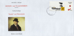 BELGIË/BELGIQUE:Private Stamp On Trav.cover:VELO,BIKE,CYCLE RACING,TOUR Of FLANDERS,K.van WIJNENDAELE,TORHOUT,WIELRENNEN - Zonder Classificatie