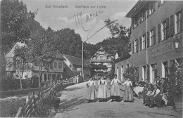 Allemagne - BAD GRIESBACH - Gasthaus Zur Linde - Voyagé 1909 (voir Les 2 Scans) - Bad Peterstal-Griesbach