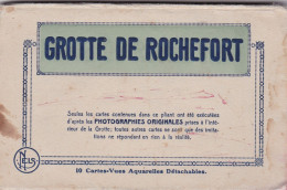 CARNET AVEC 10 CARTES DE GROTTE DE ROCHEFORT - Rochefort