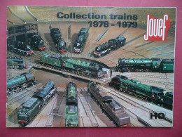 CATALOGUE JOUEF COLLECTION TRAINS 1978 - 1979  TRAINS MINIATURES - Français