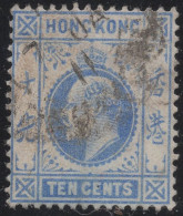 Hong Kong 1904-11 Used Sc 95 10c Edward VII - Usados