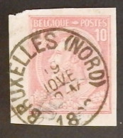 BELGIQUE ENTIER POSTAL OBLITERE ANNEES 1884/1891 - Andere & Zonder Classificatie