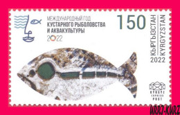 KYRGYZSTAN 2022-2023 International Year Of Artisanal Fisheries And Aquaculture Fish Fishes 1v Mi KEP 201 MNH - Agriculture