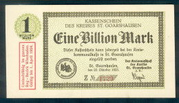 Deutschland, Germany, St. Goarshausen - 1 Billion Mark, 1923 ! - 1 Biljoen Mark