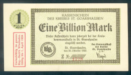 Deutschland, Germany, St. Goarshausen - 1 Billion Mark, 1923 ! - 1 Biljoen Mark