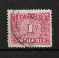 NEW ZEALAND 1939 1d POSTAGE DUE SG D42 FINE USED Cat £2.50 - Postage Due