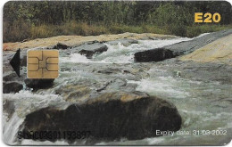 Swaziland - Swazitelecom - SPTC & Environment, Chip Solaic 03, Exp.31.03.2002, 20E, Used - Swasiland