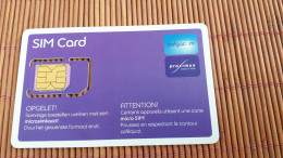 Proximus GSM Card Belgium (Mint,Neuve) 2 Scans Rare - [2] Prepaid & Refill Cards