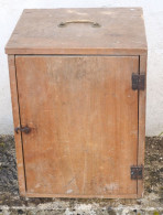 -ANCIENNE BOITE A COIFFE EN BOIS ORIGINE CHARENTE JUS GRENIER DECO COLLECTION   E - Andere & Zonder Classificatie