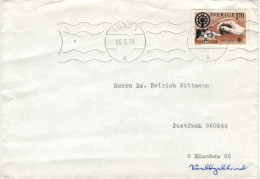 Per-Edwin Wallén Professor Lund 1979 > München - Die Klage Gegen Den Toten Im Nordgermanischen Recht - Morsen Code - Lettres & Documents