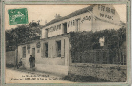 CPA  (78) La CELLE-SAINT-CLOUD - Aspect Du Restaurant Grillot Au 12, Rue De Versailles, En 1909 - La Celle Saint Cloud