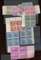 1946-1949. S.36-46 **.exportations Blocs De 4 **. Cote 390-€. Postfris - Neufs