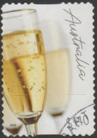 AUSTRALIA - DIE-CUT- USED 2020  $1.10 Joyful Occasions - Champagne Flutes - Used Stamps