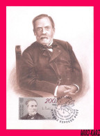 KYRGYZSTAN 2022-2023 Famous People France Scientist Chemist Microbiologist Louis Pasteur Mi KEP192 Maxicard Maximum Card - Louis Pasteur