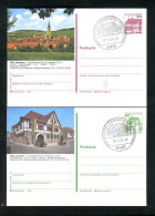 "BUNDESREPUBLIK DEUTSCHLAND" 2 Bildpostkarten Je Bild Und Stempel "IGERSHEIM" (2/990) - Cartoline Illustrate - Usati