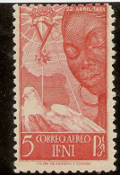 COLONIAS   SIDI IFNI   Edifil 72* Mh  Día Del Sello  5 Pesetas Rojo 1951  NL1534 - Ifni