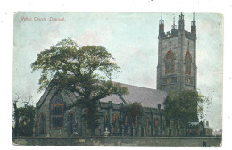 Postcard Liverpool Walton Church Glittered Liable To Letter Rate Glittered Posted 1906 1d To Pay - Liverpool