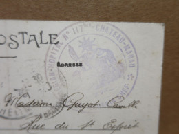 LABOURGADE (32) Chateau De Terride Cachet Hopital Militaire De Chateau Manau Guerre 1914-18 - Other & Unclassified