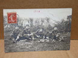 PLATEAU D'AMANCE (54) Carte Photo Militaires Bivouac 1908 - Andere & Zonder Classificatie