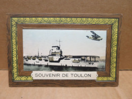 TOULON (83) Carte à Système Dépliant Marine Militaire Bateaux De Guerre - Toulon