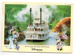 Disney--Disneyland --bateau  Stern-weeler Riverboat Mark Twain - Disneyland