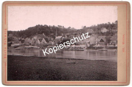 Fotokarte Wehlen 1887 , Römmler & Jonas K.S. Hof-Photogr. (z7656) - Wehlen