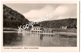 Dampfschiff "Hecht" Bei Karlshafen  1959  (z7669) - Bad Karlshafen