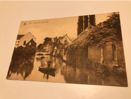 Belgium Belgique Lier Antwerp Zicht Op De Binnen Nethe Boat River Rivulet Bridge 15911 Post Card POSTCARD - Lier