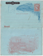 BRÉSIL - Entier Carte Lettre 80R Letter Card - Neuf** / Mint NH (sans Bordure En Haut / Missing Top Edge) - Postwaardestukken