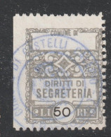 6263 Marca Da Bollo Timbre Fiscal DIRITTI DI SEGRETERIA Castelli Calepio - Revenue Stamps