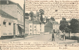 Environ De Bruxelles - BOITSFORT - L'Etang Et Le Moulin - Carte Animée Et Circulé En 1905 - Watermael-Boitsfort - Watermaal-Bosvoorde