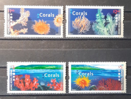 2002 - Hong Kong - MNH - Corals - 4 Stamps - Gebraucht