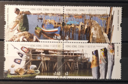 2005 - Hong Kong - MNH - Fishing Villages - 2 X 2 Se Tenant Stamps - Gebraucht