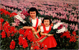 Arizona Phoenix Fields Of Stocks Young Girls In Field Of Flowers - Phoenix