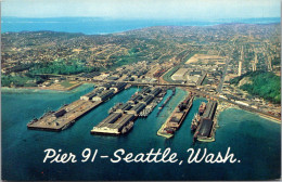 Washington Seattle Naval Station Aerial View Of Pier 61 - Seattle