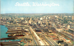 Washington Seattle Aerial View Of Metropolitan Area And Waterfront - Seattle