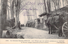 MILITARIA - Guerre - Les Villages Que Nos Soldats Construisent En WOËVRE  - Carte Postale Ancienne - Andere Oorlogen