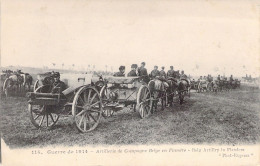 MILITARIA - Guerre - Artillerie De Campagne Belge En Flandre - Carte Postale Ancienne - Otras Guerras