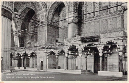 TURQUIE - Istambul - Sultan Ahmet Dahill - Intérieur De La Mosquée - Carte Postale Ancienne - Turquie