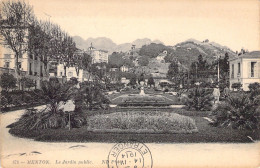 FRANCE - 06 - MENTON - Le Jardin Public- Carte Postale Ancienne - Menton