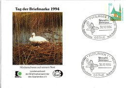 Cover  GERMANY, Bird, Swan   /   Lettre ALLEMAGNE, Oiseau, Cygne - Swans