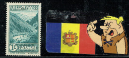 ANDORRA FR YVERT  39 NEUFS *** - Maschinenstempel (EMA)